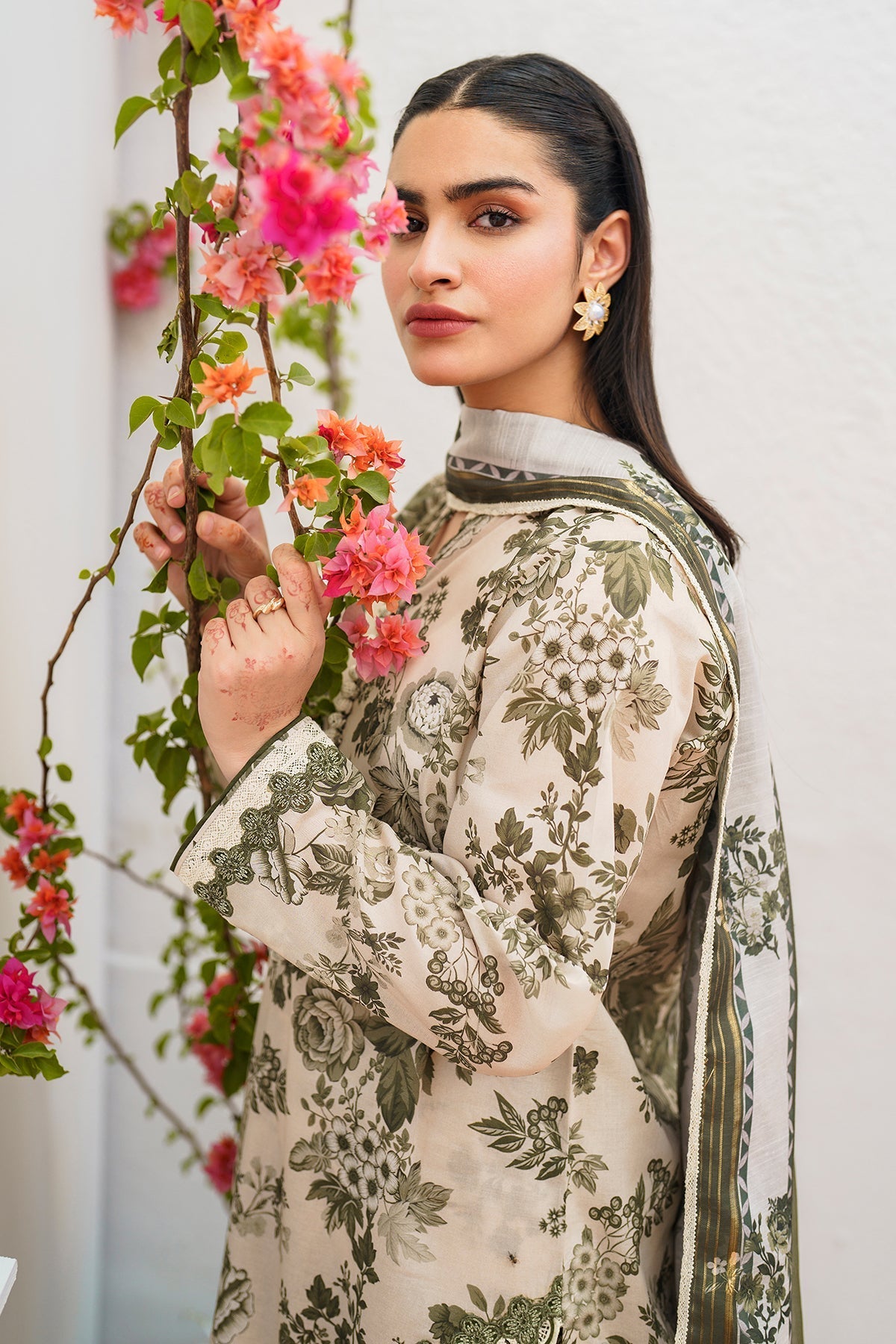 EMBROIDERED PRINTED SUMMER LAWN