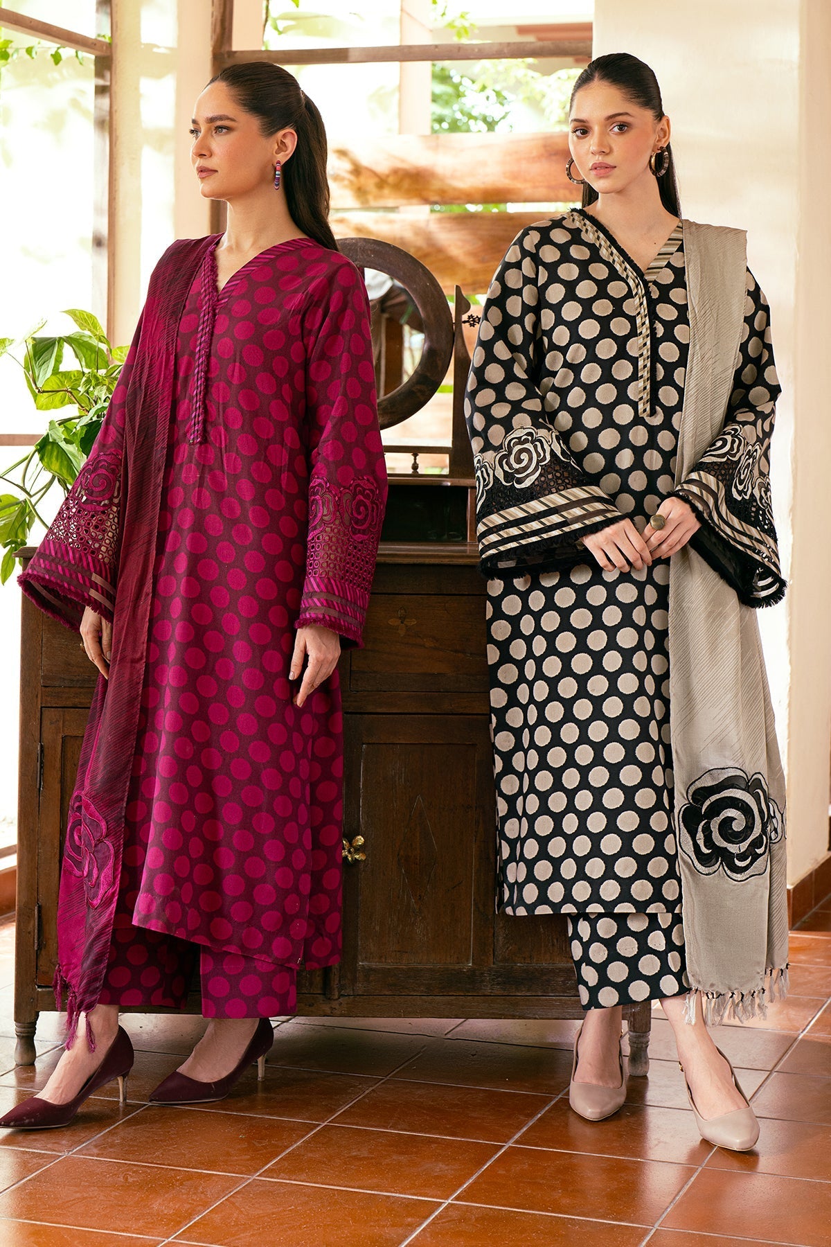 MASHA EMBROIDERED VISCOSE LAWN