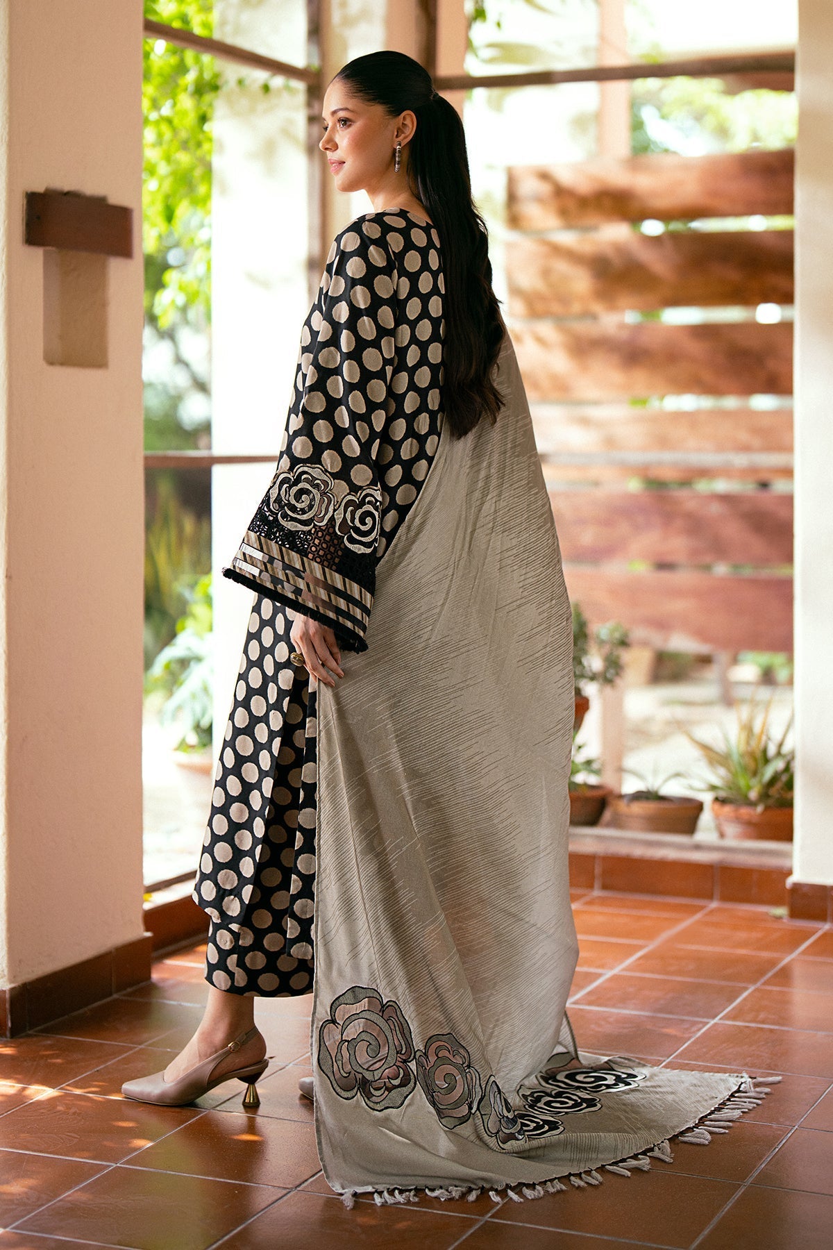 MASHA EMBROIDERED VISCOSE LAWN