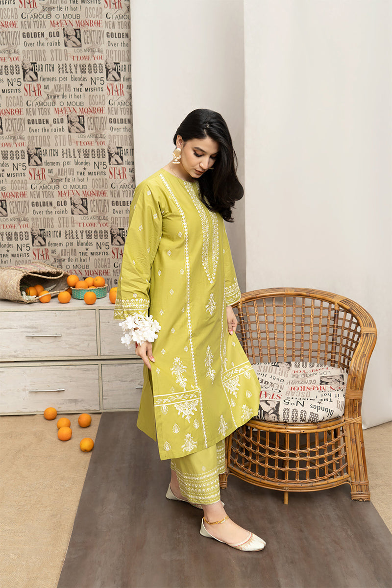 MASHA - 3PC EMBROIDERED LAWN