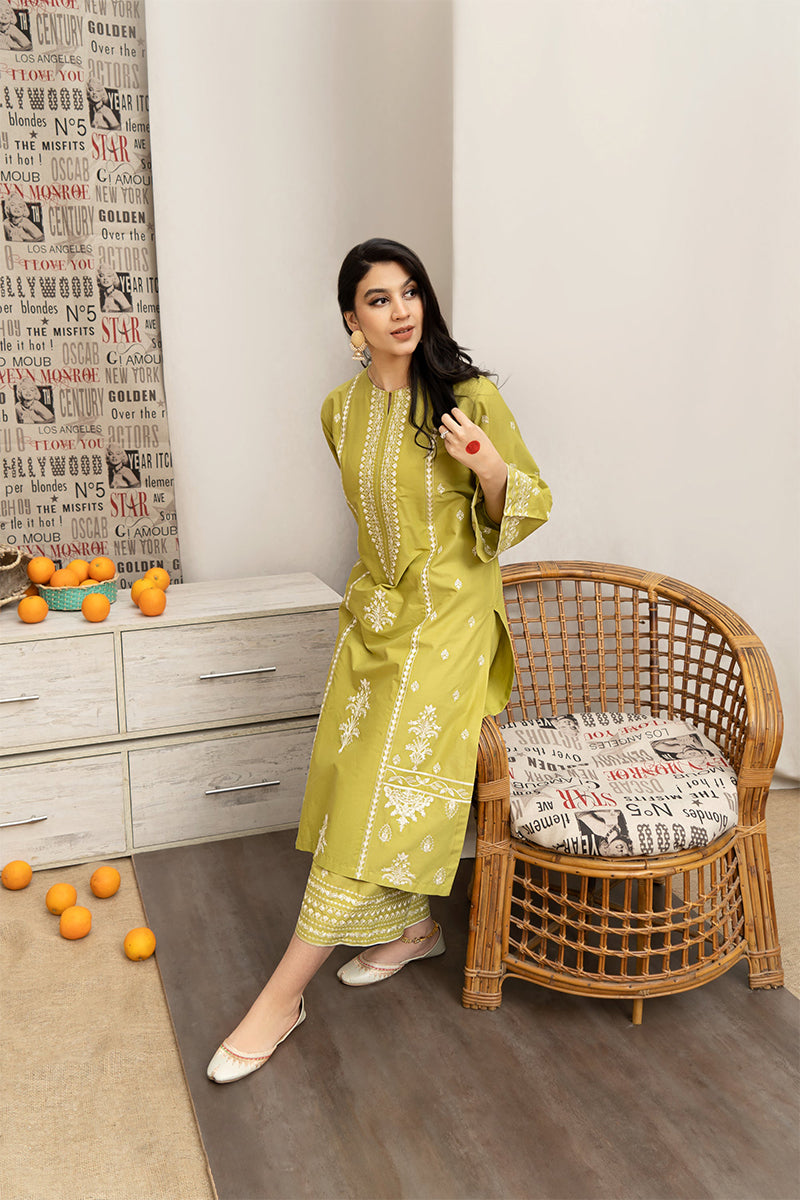 MASHA - 3PC EMBROIDERED LAWN