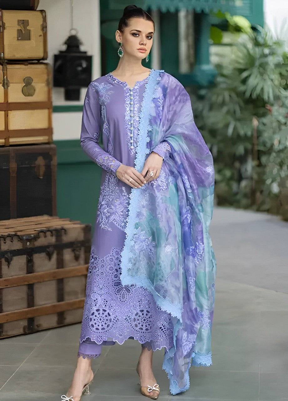 MASHA - 3PC EMBROIDERED LAWN SUIT