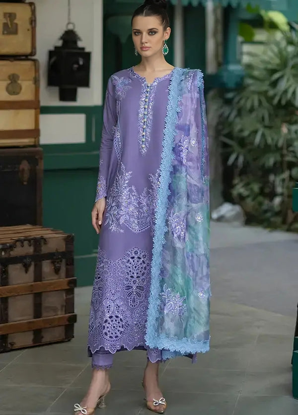 MASHA - 3PC EMBROIDERED LAWN SUIT